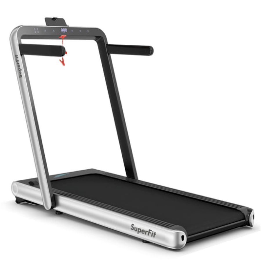 GoPlus 2-in-1 Folding Treadmill