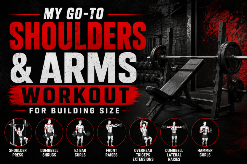 My Go To Shoulders and Arms Workout for Building Size